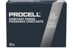 DURACELL D12 PROCELL Professional Alkaline Battery, 12 Count