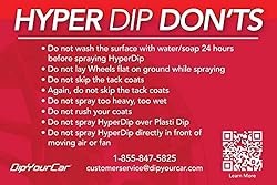 DipYourCar HyperDip Peelable Emblem Car Paint Kit