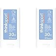 Thinksport SPF 30 Face & Body Mineral Based Sunscreen Stick – Safe, Natural, Water Resistant Sun Cream – Vegan, Reef Friendly