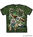 The Mountain Jungle Tigers Adult T-Shirt, Green, XL