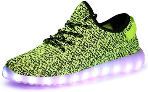 GreatJoy Adults/Kids LED Shoes Light Up Sneaker USB Charging Fashion Gift