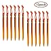 Aszune 12 Pack Tent Stakes 7075 Aluminum Tent Peg with Reflective Pull Cords for Outdoor Camping