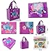Sewing Kit for Kids Beginners 3 Pack Girls Sewing Project Pattern Bag Handbag by MeMo Toys (Set3)