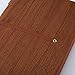 A5 Notebook, izBuy Leather Notebook and Pen Set Journal Diary Daily Use, 200 Lined Beige Pages, Wood Pattern Cover, Gel Pen Included