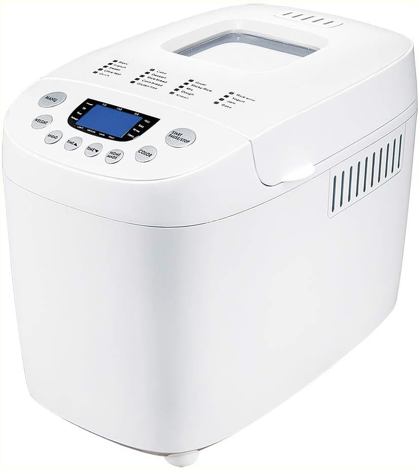Bread Machine,Automatic Bread Machine - Beginner Friendly Programmable Bread Maker Intelligent Breakfast Toast Baking Machine Cake Toaster