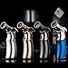 JOBON Golden Quad Jet Straight Flame Butane Spray Torch Cigar Lighter One Second to Cool Down,Genuine Authorization …