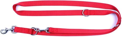 Correa Para Mascotas Nylon Correa De Perro Con Doble Hebilla ...