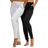 DEVOPS Women's Yoga Jogger Pants with Side Pocket Sweatpants