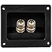 Parts Express Speaker Terminal Cup Gold Insulated 5-Way Binding Post Banana Jack