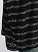 Mordenmiss Women's Summer Stripes Casual Blouse Shirt Tops XL-Style 1-Black