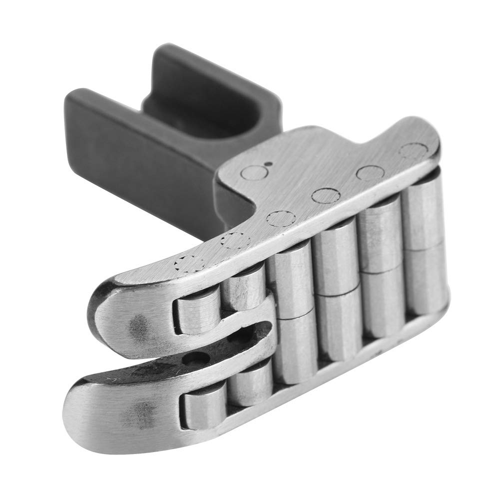 Asixx R141 Steel Presser Foot, 12 Bearings, Part # Asixxf6dzmugtgp, Alloy Steel, Suitable for Thick Cloth and Curved Seams