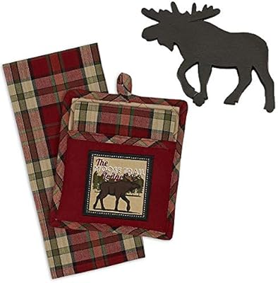 Moose Kitchen Accessories Set Moose Trivet Kitchen Towel And
