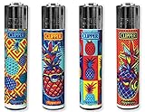 4 Clipper Pineapple Lighters Reusable Refillable