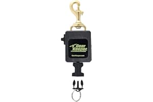 Gear Keeper Locking Large Scuba Dive Light & Camera Retractor - Scuba Gear with Heavy-Duty Snap Clip Mount & QC-II Split Ring Accessory - Scuba Diving Accessories - Made in USA