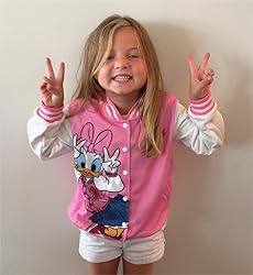 Disney Daisy Duck Toddler Girls Varsity Bomber