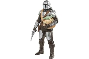 STAR WARS Galactic Action The Mandalorian & Grogu Interactive Electronic 12-Inch-Scale Action Figures, Toys for Kids Ages 4 and Up