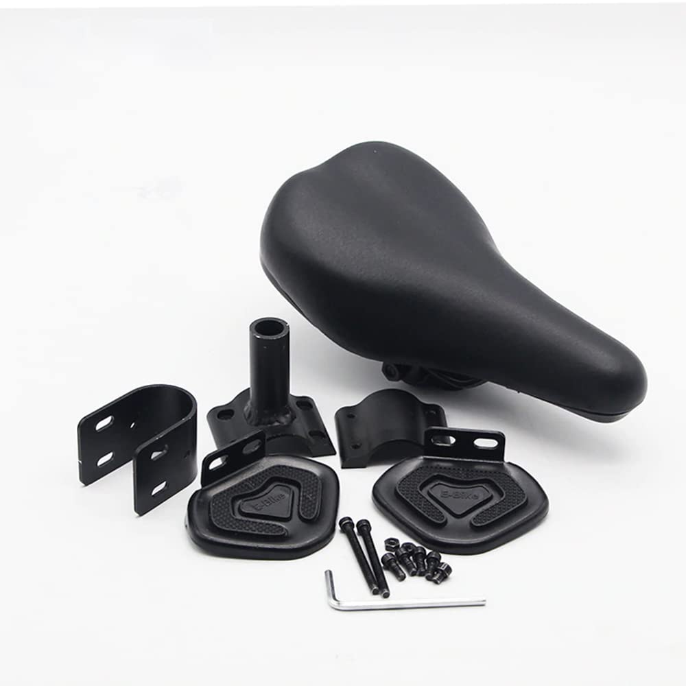 Set of Children Saddle Seat Foot Pedals Bicycle Saddle Children Ebike Seat for F - Wheel DYU Electric Bike