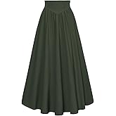 Scarlet Darkness Women Renaissance Maxi Skirt Flowy Long Skirts Victorian High Waisted Skirt