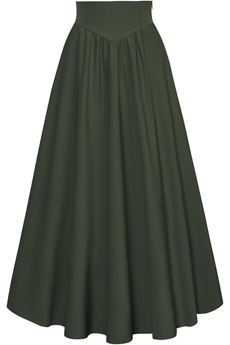 Falda Medieval Mujer Falda Larga Renacentista Para Mujer Doble