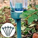 Blinbling Plant Automatic Drip Watering. Self Watering System - Watering Spikes with Adjustable Flow Rate for Vacation Plant Watering (5 pack)