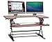 Halter Standing Desk Converter for Computer Laptop or Dual Monitor Adjustable Stand Up Desk for Home Office Sit Stand Desk Riser with Keyboard Tray Cherry 36 Inches