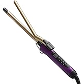 MELYDO 1/2 Inch Small Curling Iron Wand for Short & Long Hair, Half Inch Curling Wand Ceramic Small Barrel Curling Iron Tiny Curling Wand with Adjustable Temperature, Include Heat Resistant Glove