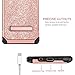 BENTOBEN Glitter Protective Case with Kickstand for Samsung Galaxy Note 9 Rose Gold/Pink