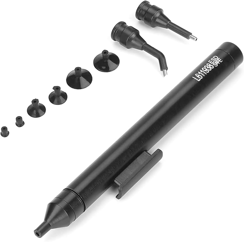 Hilitand Precision Vacuum Sucker Pen 2 Needles 3 Nozzles Solder Removal Tool IC