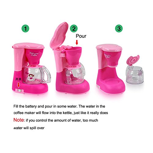 Potato001 Baby Kids Developmental Educational Pretend Play Home Appliances Kitchen Toy (Coffee machine)