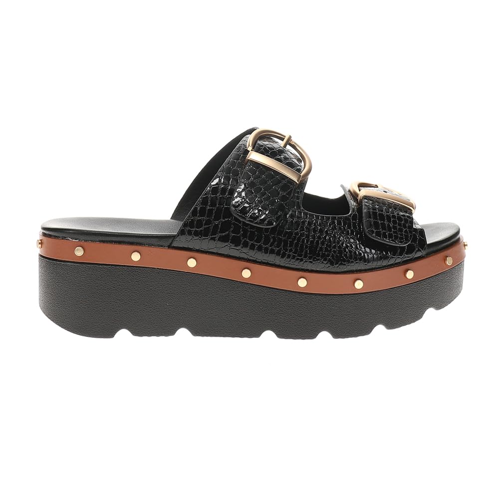 Chinese Laundry Women’s Surfs Up Platform, Black, 10