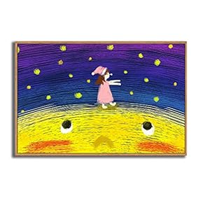 Framed Canvas Wall Art for Living Room, Bedroom Dreamland Theme Canvas Prints for Modern Home Decoration Ready to Hang - 16"x24" inches