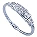 YAZILIND Jewelry Square Carve Full Charming Bangle Bracelet Lady 2.2