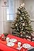 Galashield Christmas Disposable Dinnerware Set Supplies for 10 Guests Includes Paper Plates, Cups, Napkins, and Tablecloth