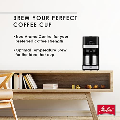 Melitta Aroma Tocco Thermal Drip Programmable Coffee Machine 8 Cup Coffee Maker with Thermal