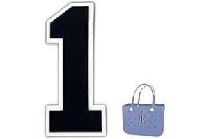TOYORK Bag Charms for Bogg Bag,Decorative Bog bag Accessories Insert Number Charm for Original Bog Rubber Beach Tote