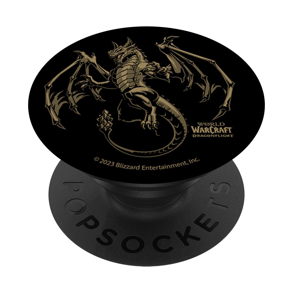 World of Warcraft Dragonflight Wrathion Epic Shot Vintage PopSockets Swappable PopGrip