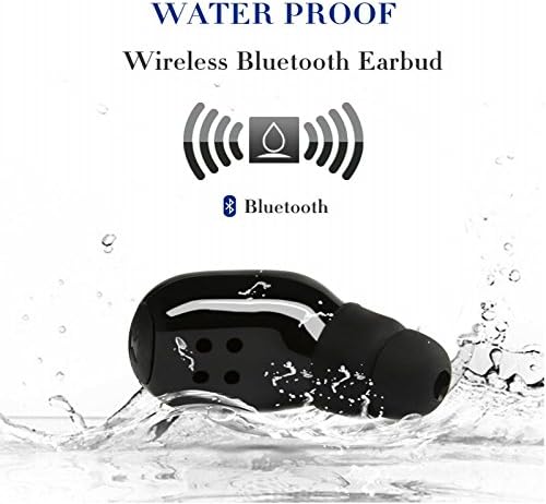 Wireless Mini Bluetooth V4.1 +EDR Earphone, Noise Canceling Headphone, Waterproof (IP68) That Fits Comfortably In The Ear (One Piece)