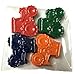 MinifigFans 48 Tractor Crayons - Birthday Party Favors - 12 Sets of 4 Crayons - Made in the USA
