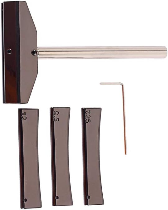 Alnicov Electric Guitar Repair Tool Alloy Fretboard Press Caul With Press Caul Inserts Musical Instrument Accessory - Black - Image 3