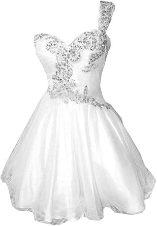 one shoulder short homecoming dresses