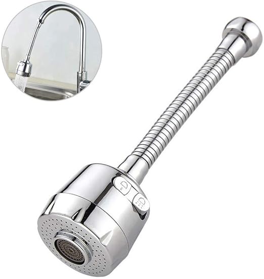 Baiwka Swivel Faucet Aerator 360 Degree Rotating Spray Head
