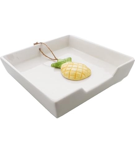 Boston International Serviettenhalter „Maryland“ – Keramik-Cocktailhalter 15,2cm Im State-Design