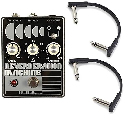 Death By Audio Reverberation Machine w/RockBoard Flat Patch Cables Bundle