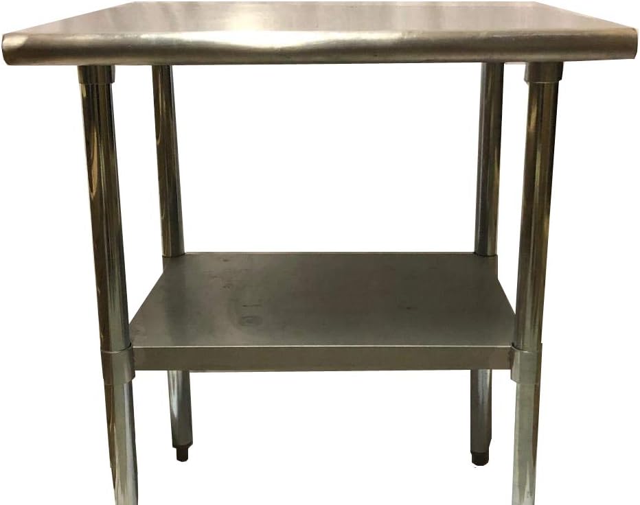 Stainless Steel Prep Work Table 30 x 18 - NSF - Heavy Duty