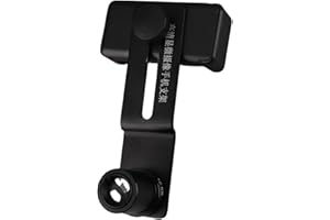 Microscope Lens Cellphone Adapter, Metal Microscope Smartphone Camera Adapter, with 12.5X Microscope Eyepiece, for Microscope