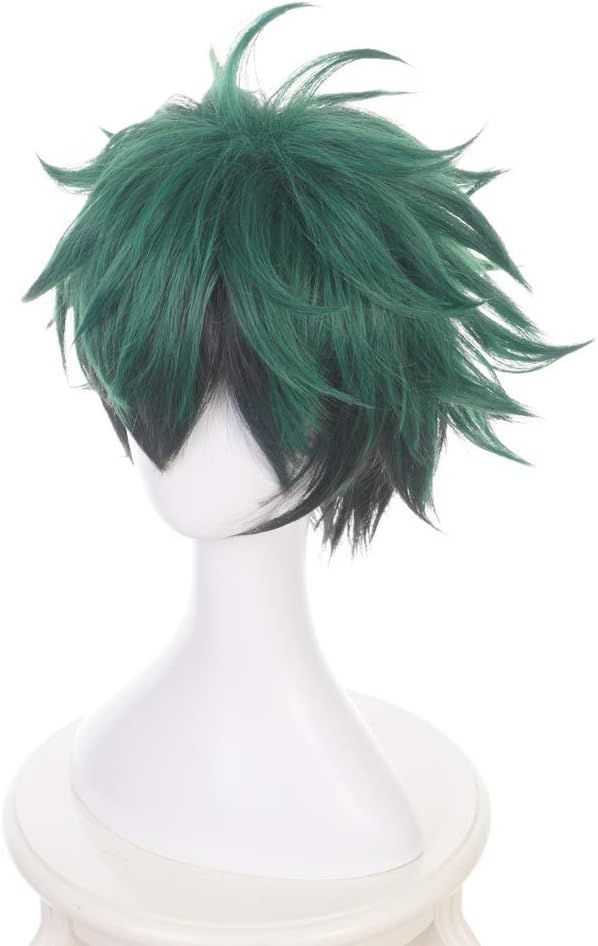 Yamia Deku Anime Cosplay Wig for My Hero Academia Midoriya Izuku Multicolor Cosplay Wig with Free Wig Cap - Image 4