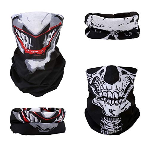 image for SMEHCF 8 Skull Multifunctional Elastic Seamless Headwear Bandana Headb