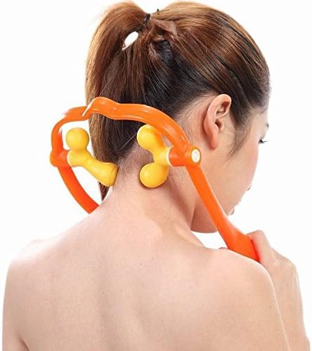 Adjustable Handheld Manual Diastolic Pressure Cervical Neck Occiput Massager Massage Tool for Neck Pain Headaches Tension Relief &amp; Relaxation