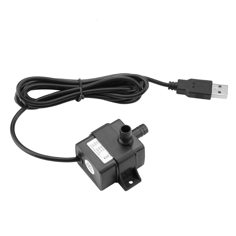 120L/h Small Brushless Submersible USB DC 5V Aquarium, Silent Low Noise, Easy to use, Materials, of Application, USB Port