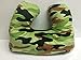 GOGO Pillow - 3-in-1 Travel Pillow, Neck Pillow, Tablet Holder - Green Camo
